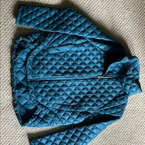 Athleta Blue Quilted Jacket